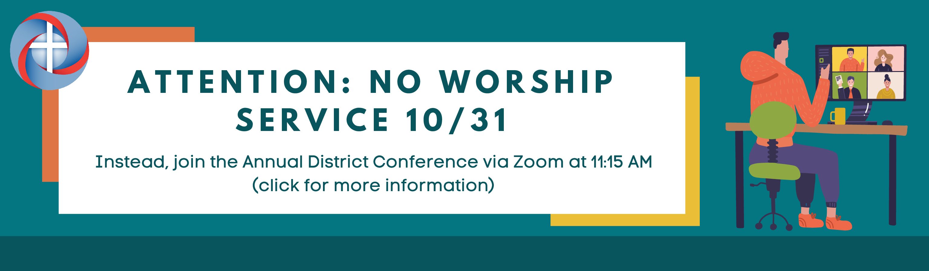 No Worship Banner 11 am (1)