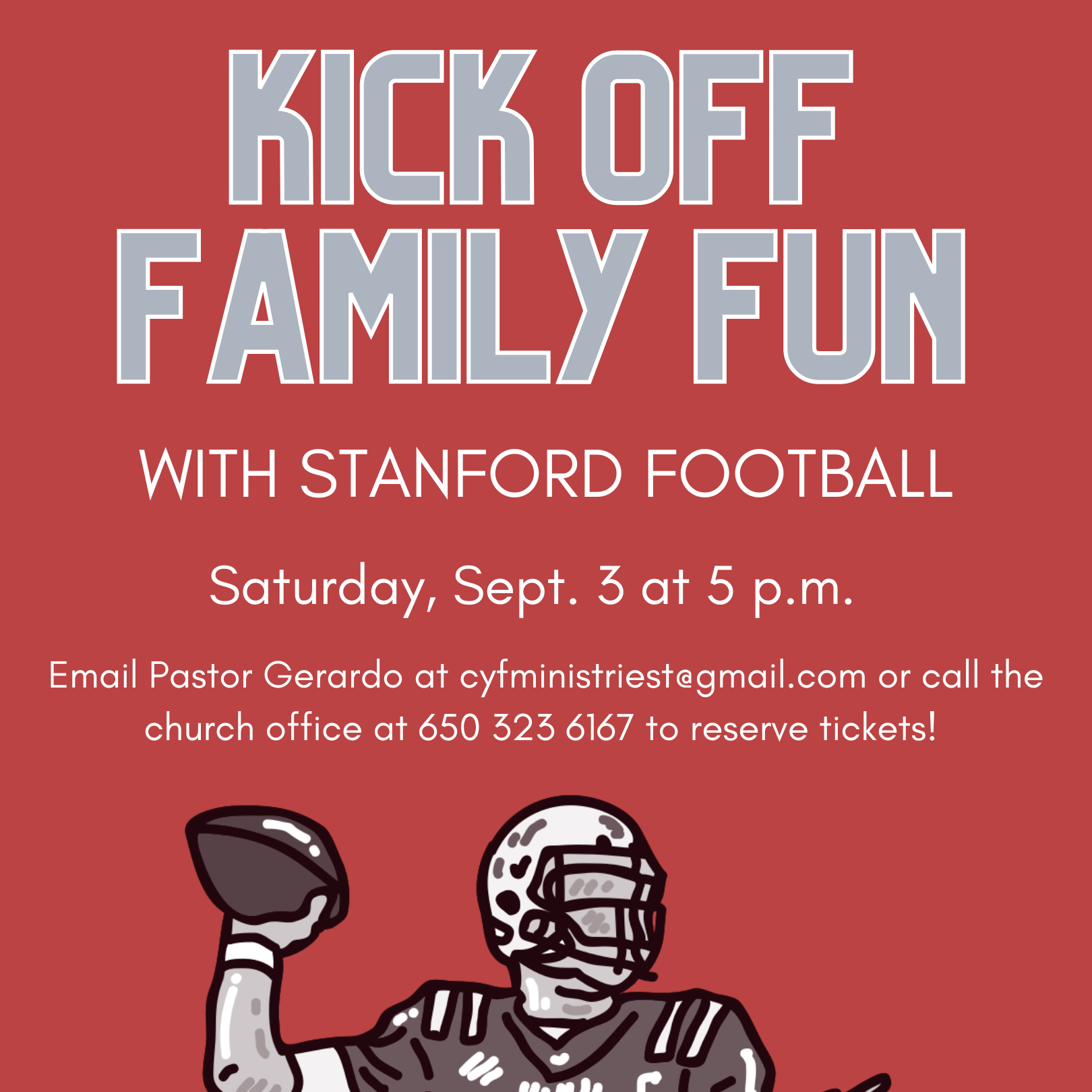 Kick-Off Family Fun with Stanford Football!