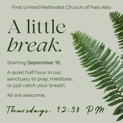 Thursday Meditations at First Church