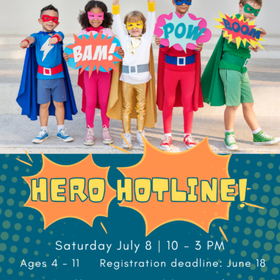 Vacation Bible School 2023: Hero Hotline!
