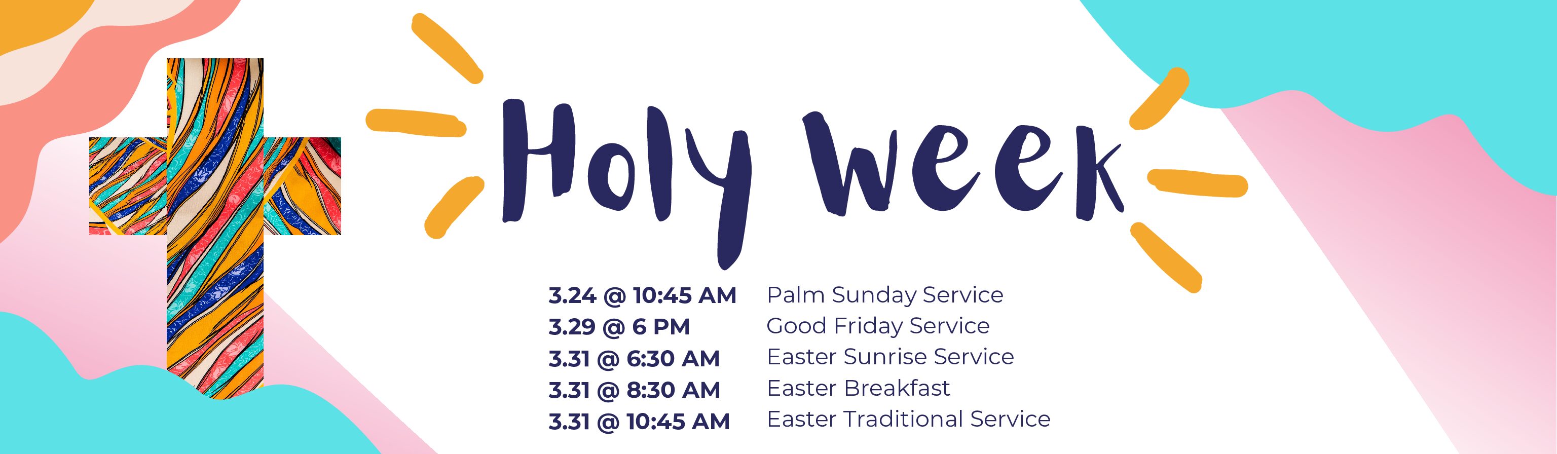 holy week 2024 website banner