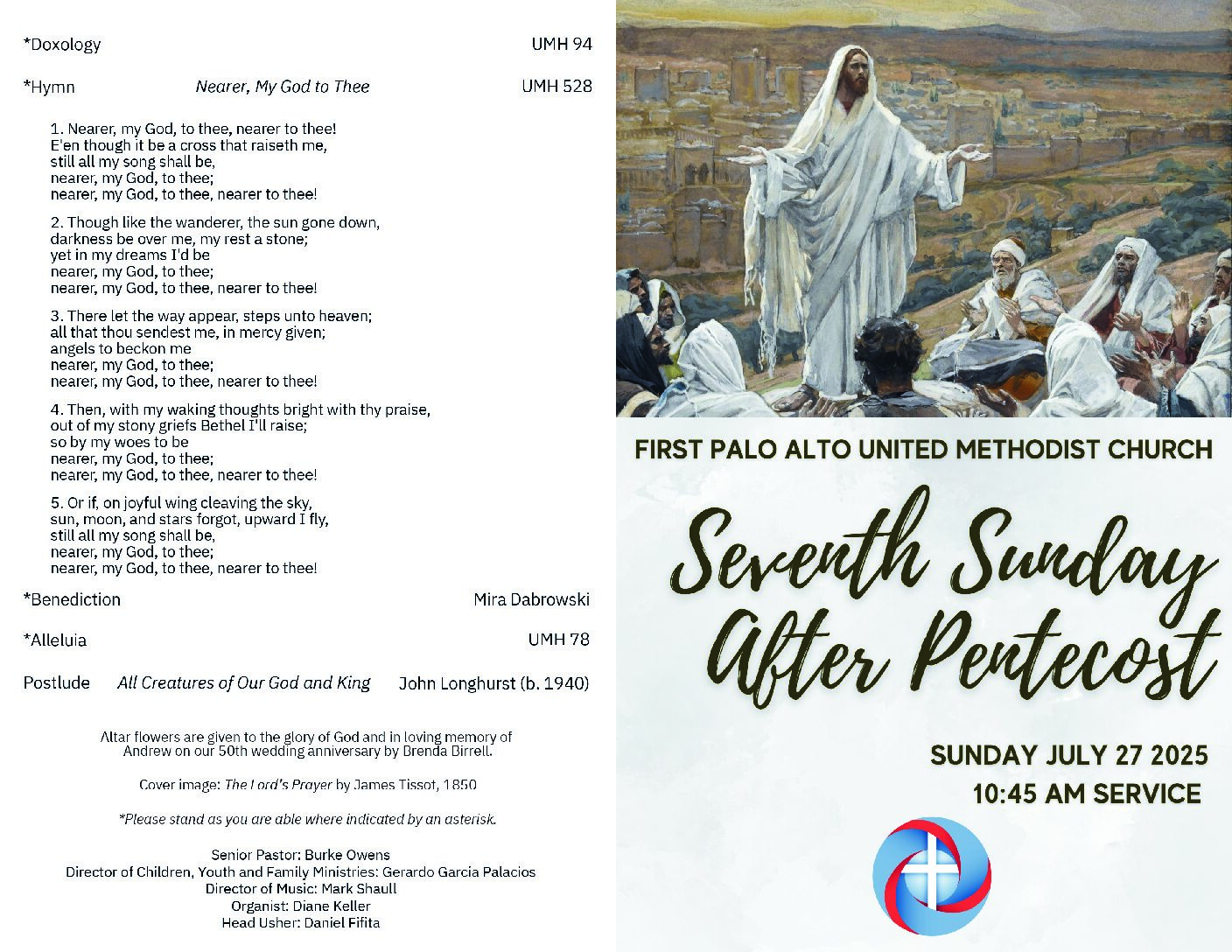 Worship Bulletin 7.27.25 FINAL