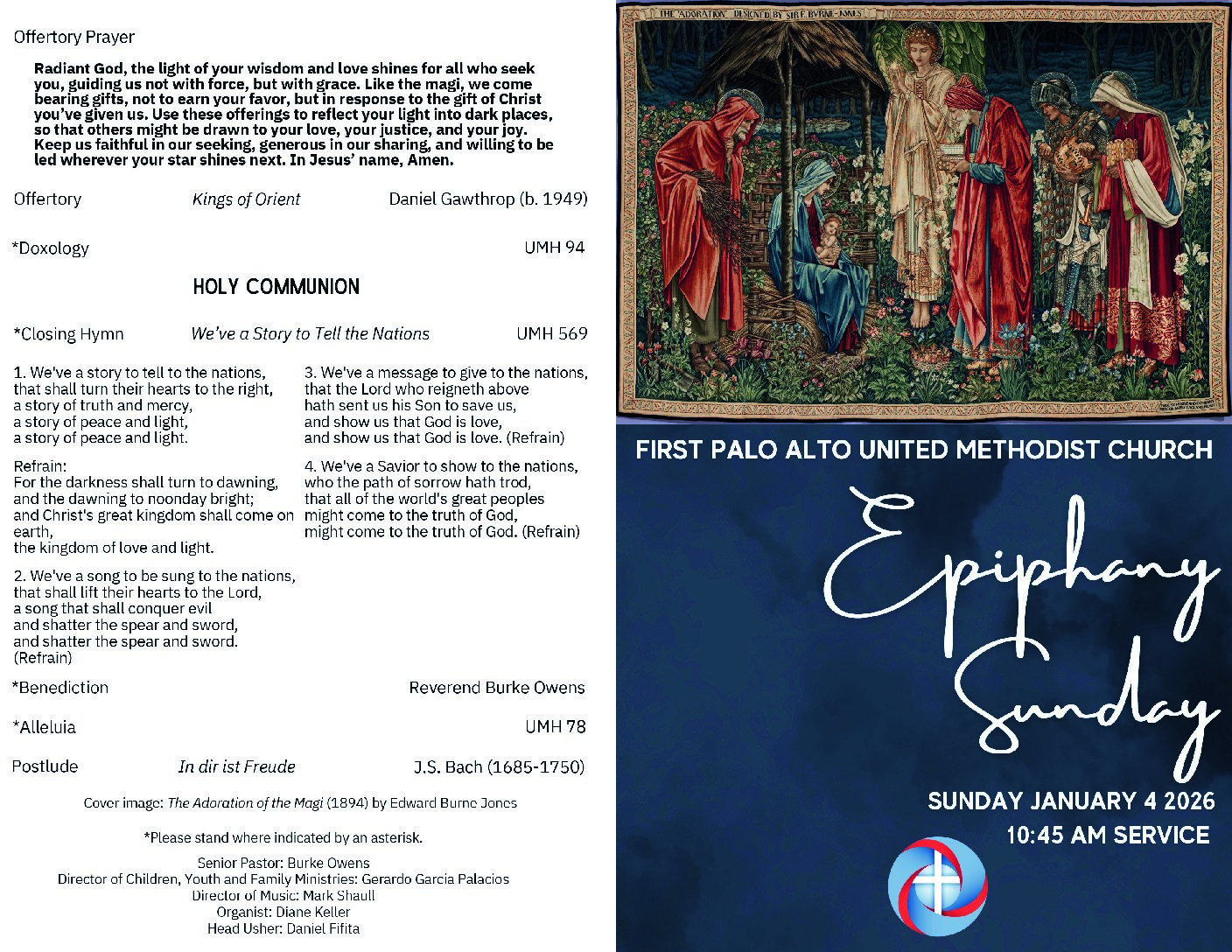 Worship Bulletin 1.4.26