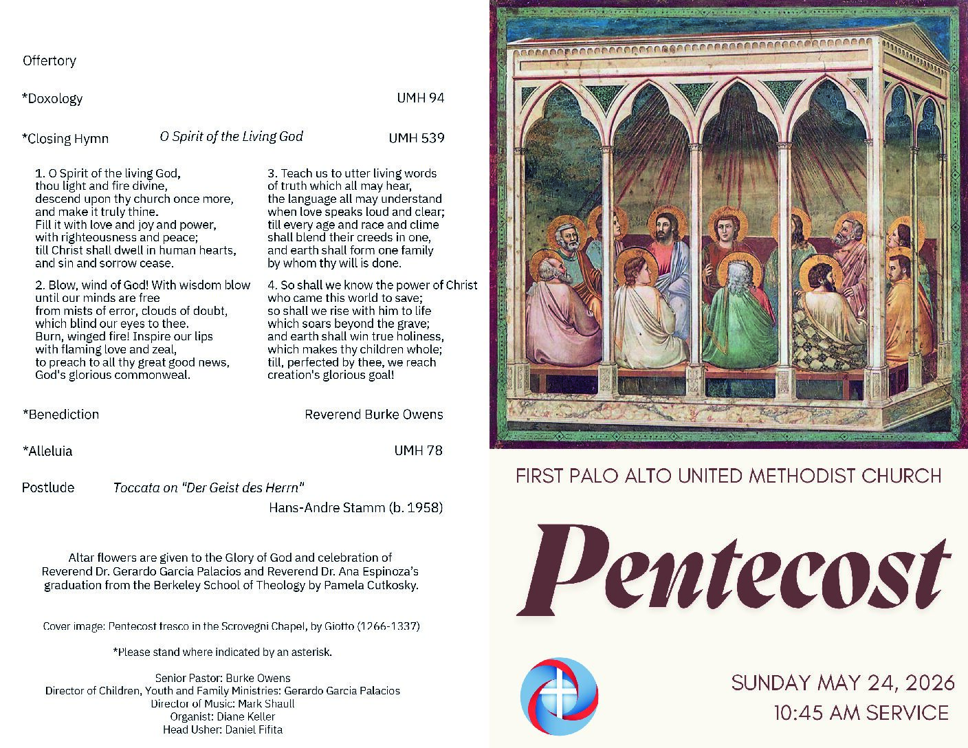 Worship Bulletin 5.24.26 FINAL
