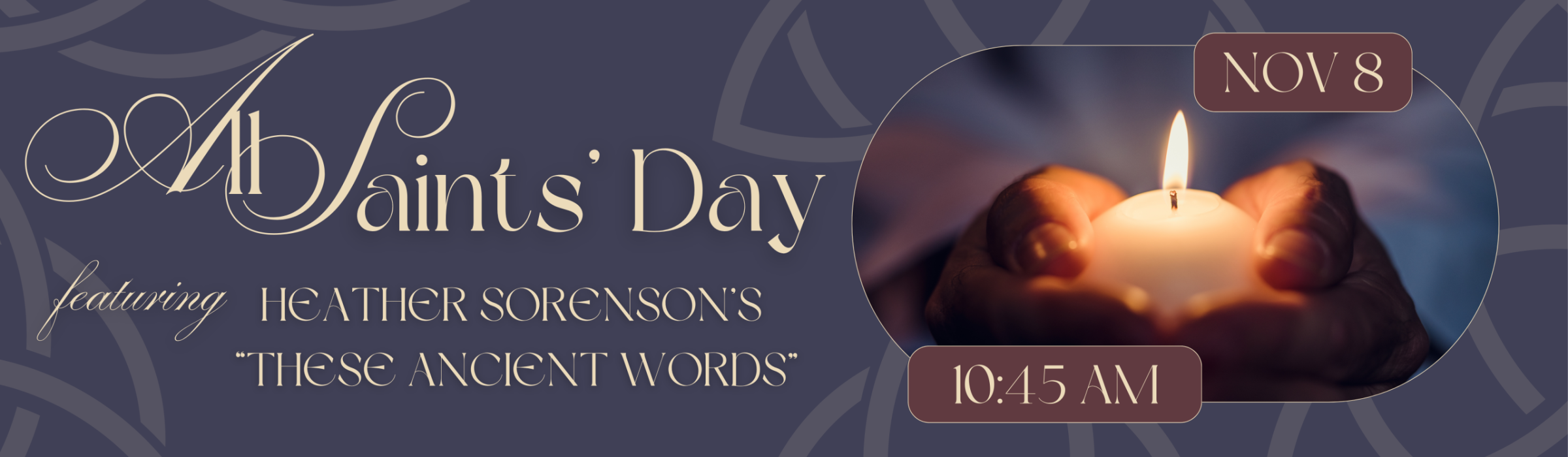 all saints 2026 web banner